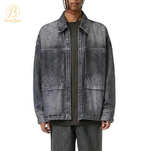 El ODM del OEM crea la chaqueta de mezclilla de alta calidad para requisitos particulares de la moda para el proveedor de los pantalones vaqueros del hombre